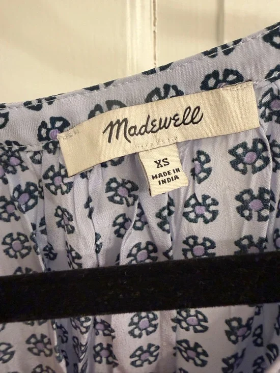 Madewell Puff-Sleeve A-Line Top - Picture 5 of 8